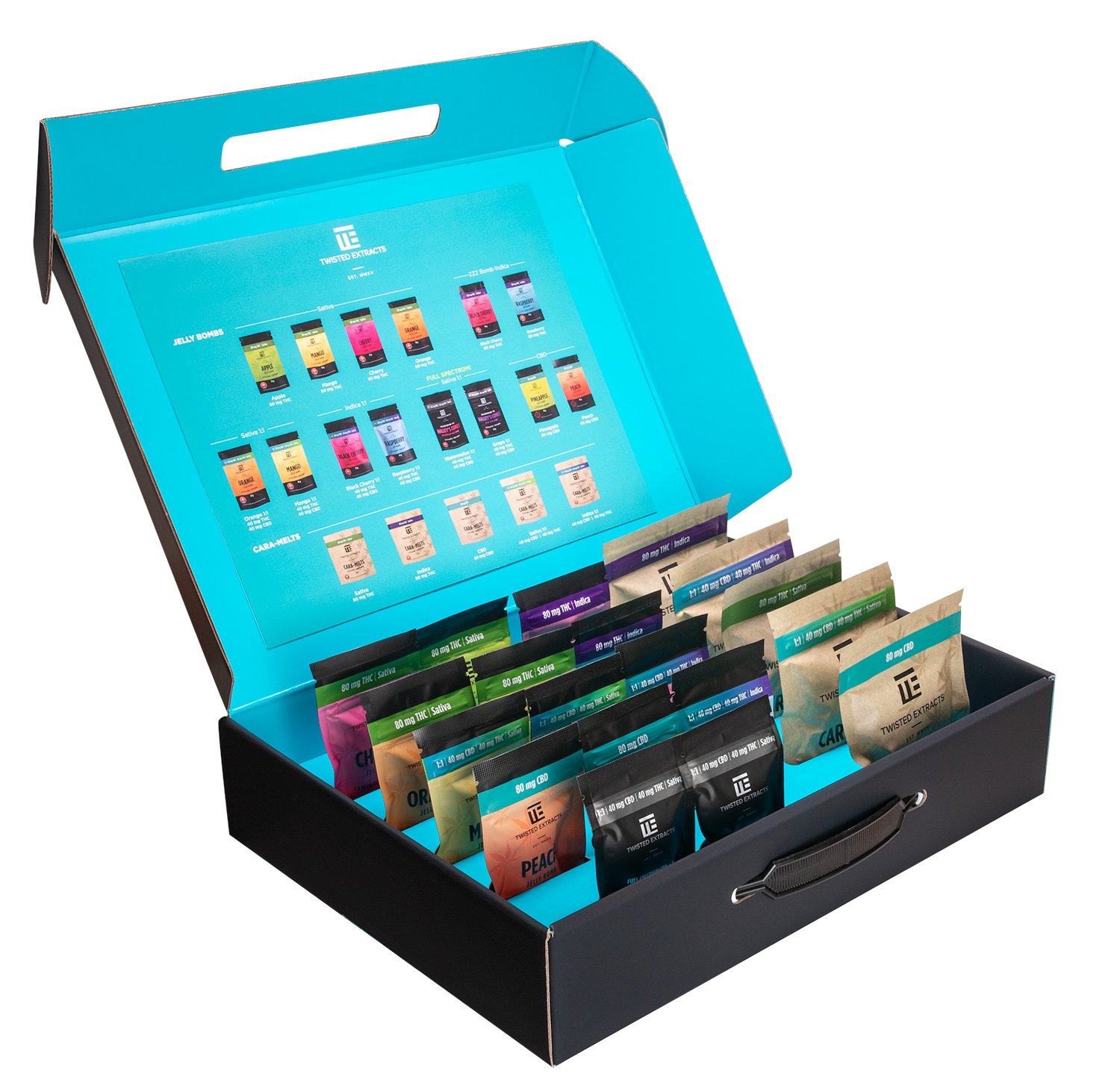 Twisted Extracts Sampler (80 mg x 19 bags)