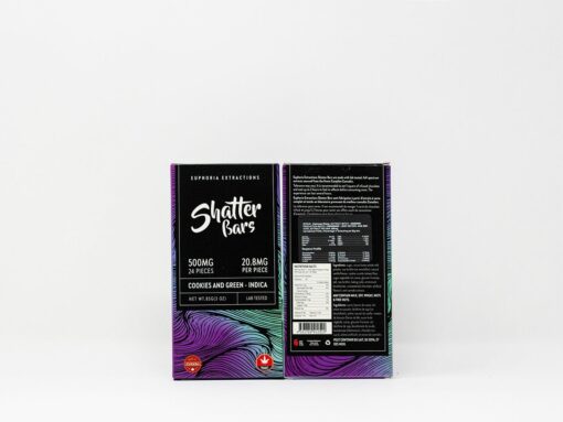 Euphoria Extractions - Shatter Bars - Cookies & Green (Indica 500mg)