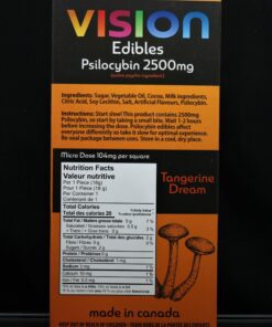 Vision Microdose Edible Chocolate (2500mg Psilocybin) - Image 7