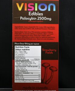 Vision Microdose Edible Chocolate (2500mg Psilocybin) - Image 6