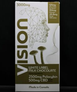 Vision Microdose Edible Chocolate (2500mg Psilocybin) - Image 2