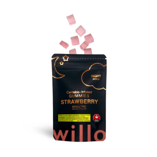 Willo Gummies - Strawberry (500mg Night/Relax/Sleep)