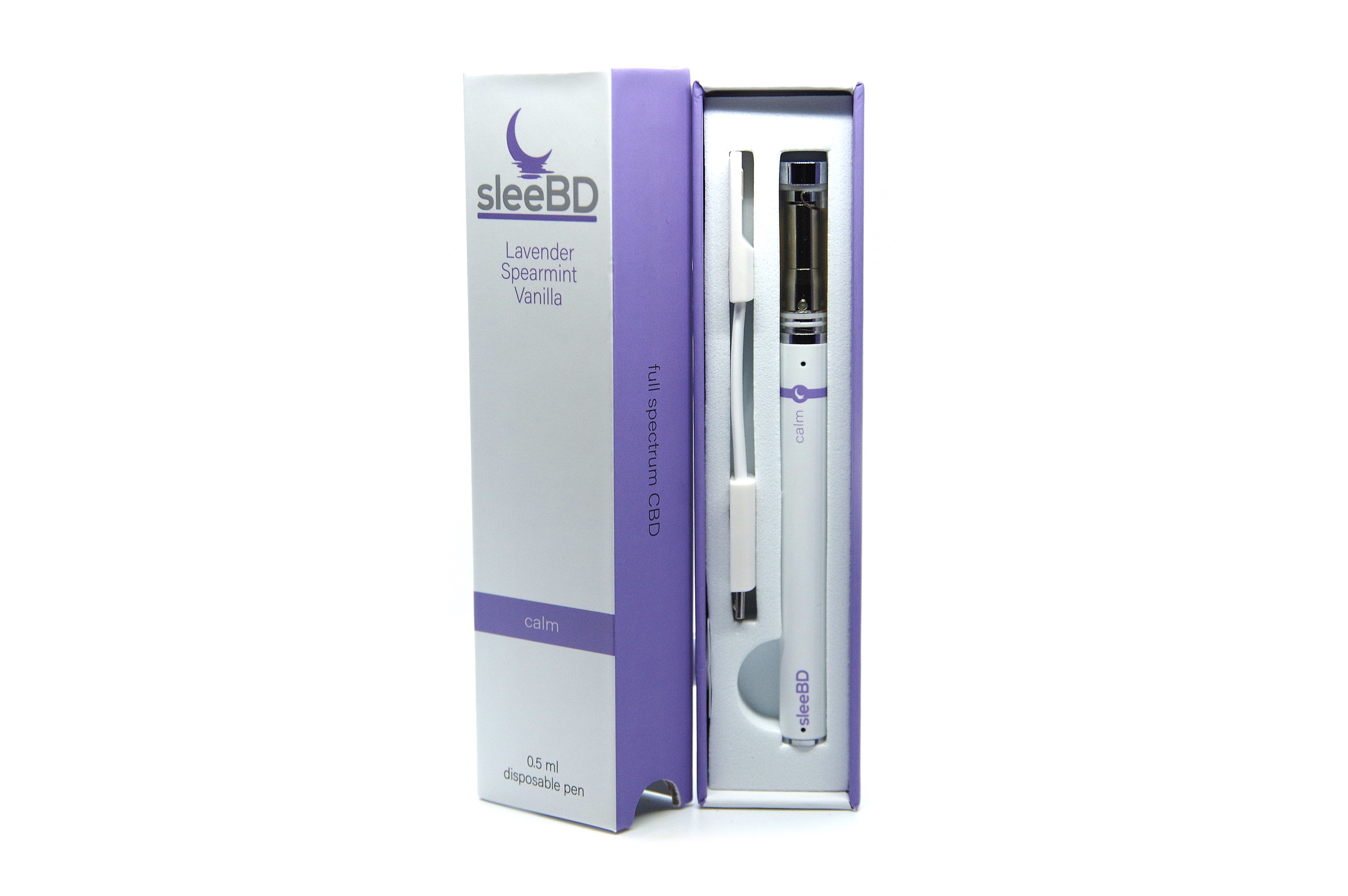 SleeBD - Disposable CBD Pen - Calm (500mg Full Spectrum CBD)