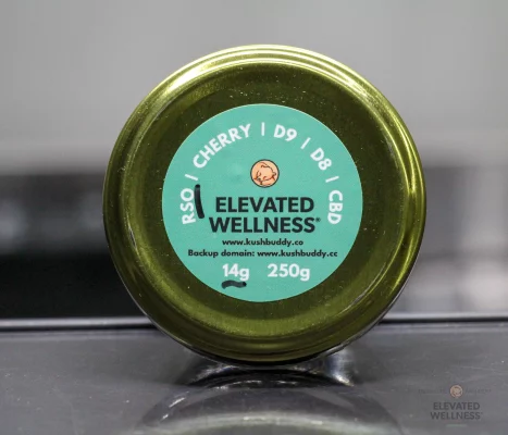 Elevated Wellness RSO Rick Simpson Oil 14g bulk jar