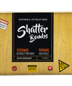 Euphoria Extractions - Shatter Bombs (Sativa 1200mg) - Image 3