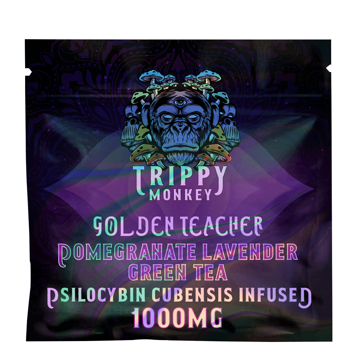 Golden Monkey Extracts - Trippy Monkey Mushroom Tea (1000mg) - Image 2