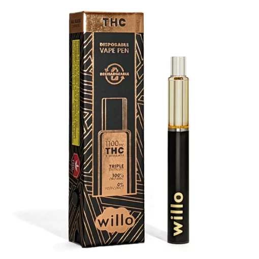 Willo Vapes - THC Disposable Vape (1100mg Indica/Sativa)