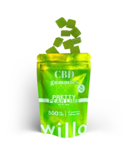 Willo Gummies - CBD Pear Lime (500mg Relax/Calm/Anxiety)