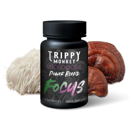 Trippy Monkey - Focus - Power Blend Capsules (4500mg)