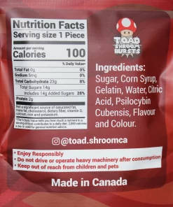TOAD Shroom Bursts - Magic Mushroom Gummies (4g Psilocybin) - Image 7