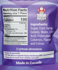 TOAD Shroom Bursts - Magic Mushroom Gummies (4g Psilocybin) - Image 9