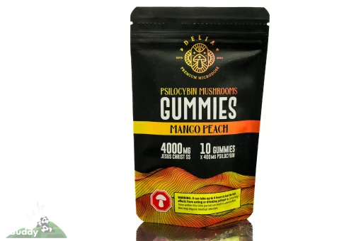 Delia - Psilocybin Gummies - Mango Peach (4000mg)
