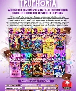 Truphoria psilocybin mushroom chocolate bars
