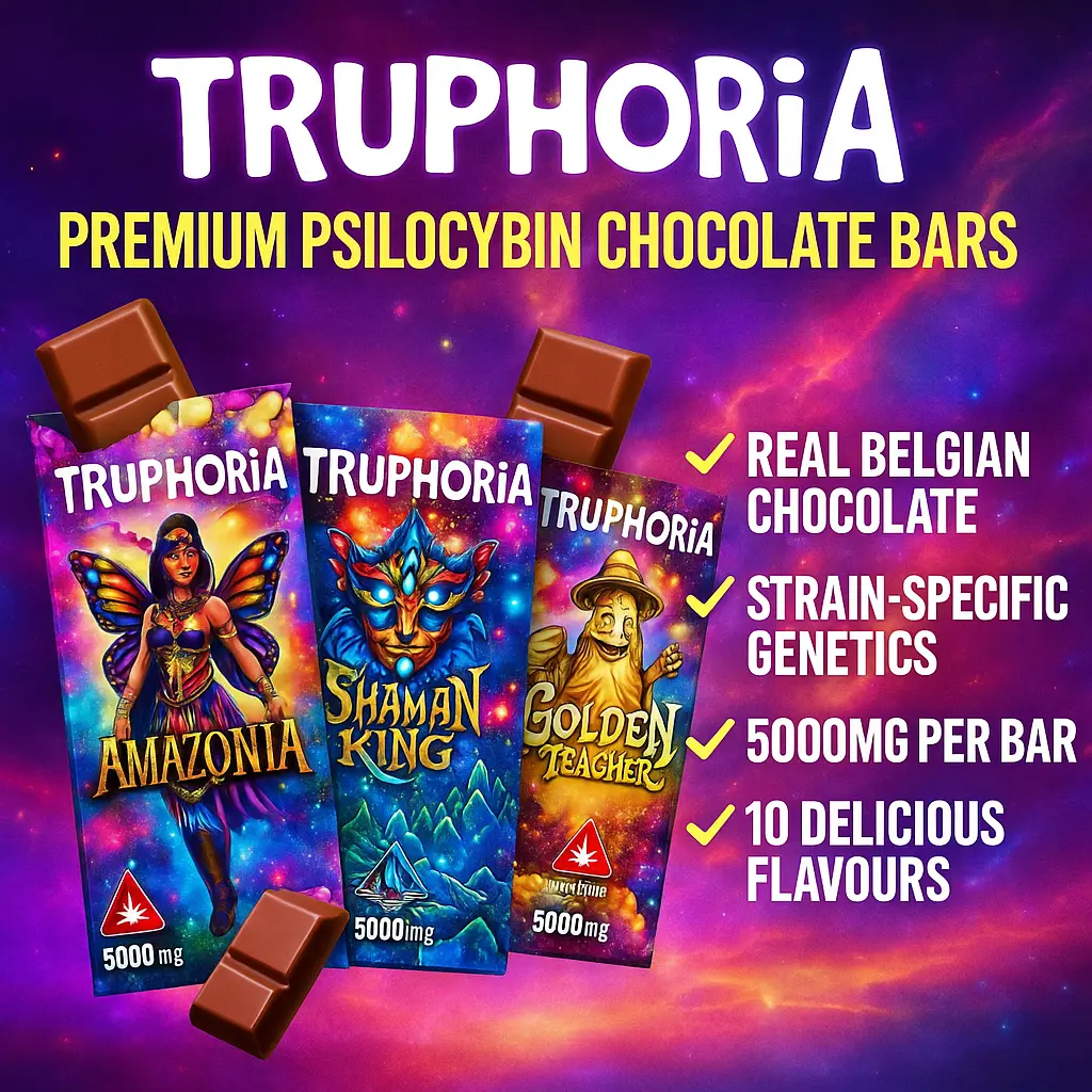 Truphoria mushroom chocolate bars