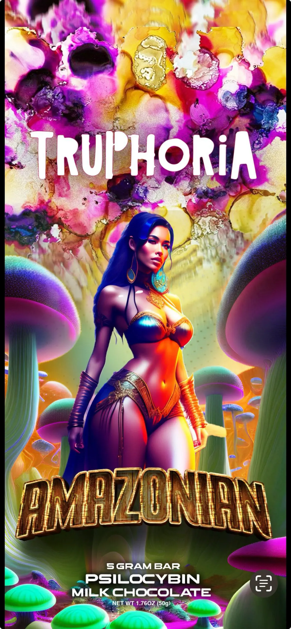Truphoria magic mushrooms chocolate - amazonia