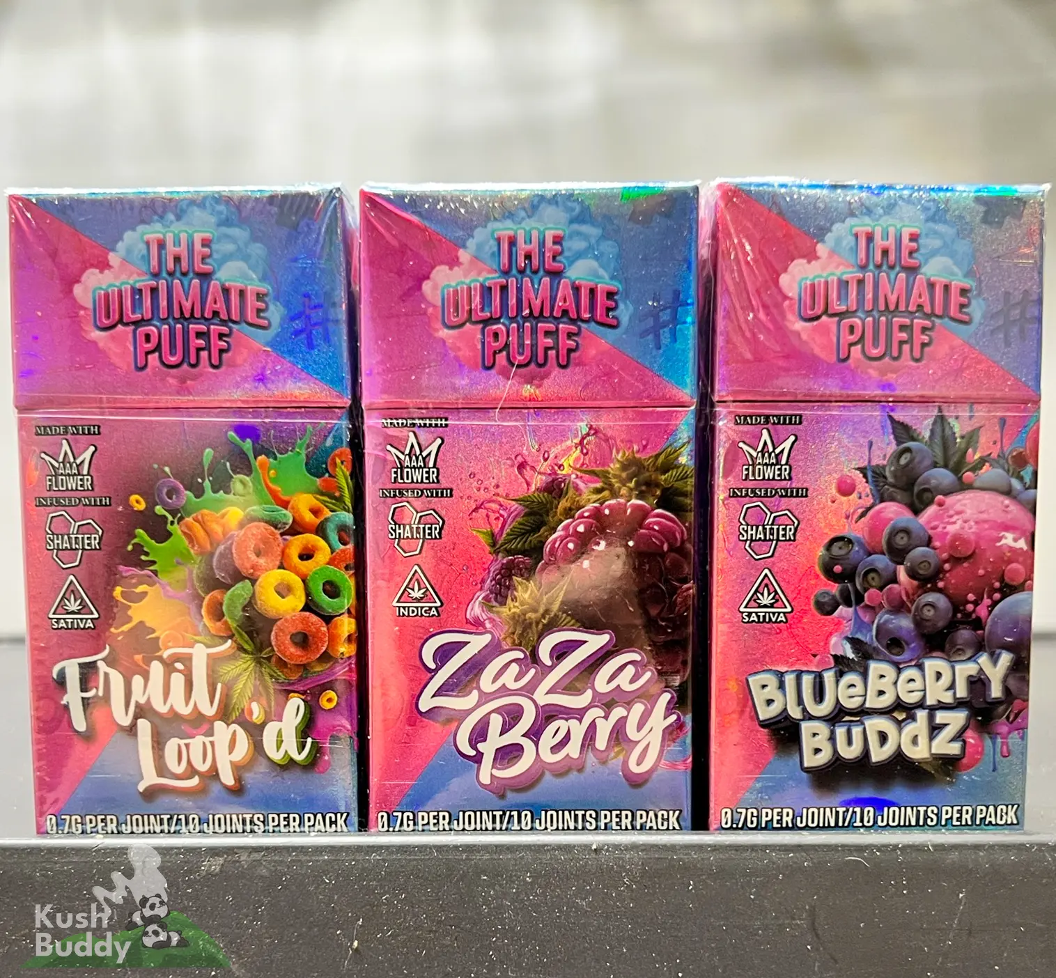 The Ultimate Puff - Shatter Infused Pre Rolls - 10x 0.7g