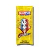 Bright yellow vape cart package labeled Rocket Pops Fire Cracker, Indica, 1000mg net weight (image of product)