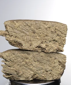 Full Melt Bubble Hash – Pink Kush × Cookie Kush pressed slab close-up