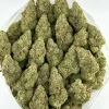 Grape Milkshake flower shown as a group of buds in a bowl
