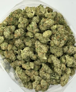 Overhead view of Ice Cream Cake buds in an open bag