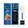 Gas Gang 1g Blue Dream disposable vape pen beside front and back views of its packaging